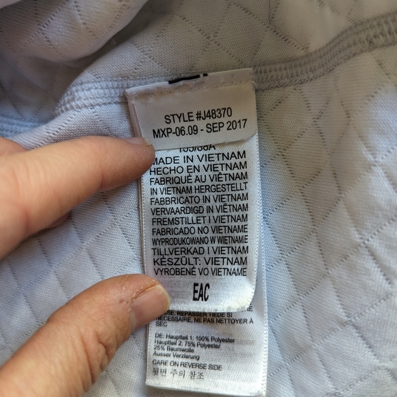 Marmot Women's Annie Quilted Pullover Cowl Neck Sweatshirt White/Black Size M - Picture 12 of 15